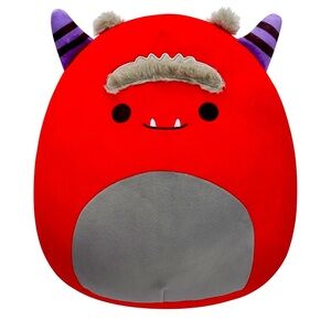 Squishmallows 12-Inch Jeb Burgundy Monster Jazwares